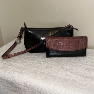 Brahmin handbag w/ billfold